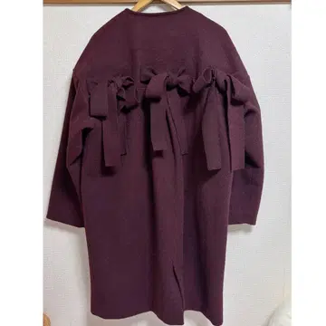 merry jenny 백리본 코트