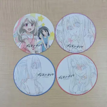 2Fate 프리즈마 이리야 눈 아래의 맹세 마치아소비 카페 코스터 4장