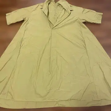 ICHI 린넨 원피스 린넨 튜닉 오버 셔츠