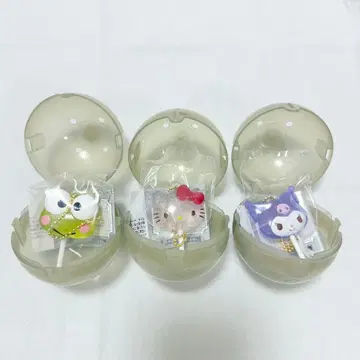 산리오 캐릭터즈 컬러풀 캔디 참 키티 케로피 쿠로미