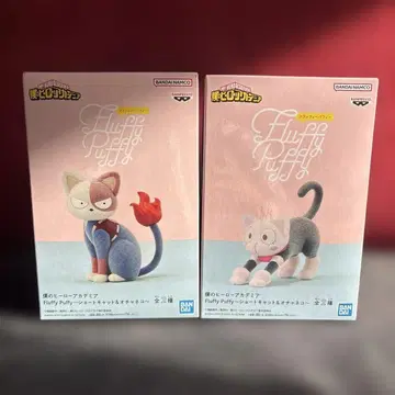 나의 히어로 아카데미아 숏 캣 & 오챠코 네코 피규어