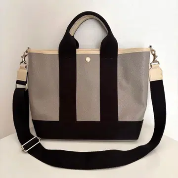 [ 컨디션 최상 ] TOPKAPI 탑카피 스코치 그레인 네오 가죽 토트백