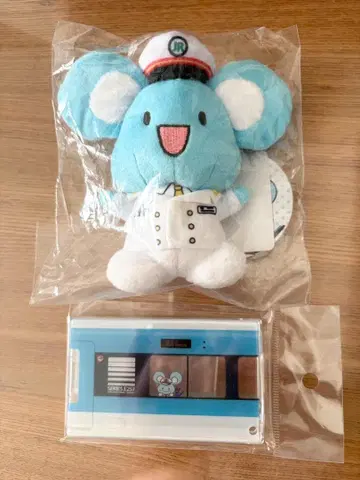 요코하마역 캐릭터 요코하마우스 마스코트 키링 & 교통카드 지갑