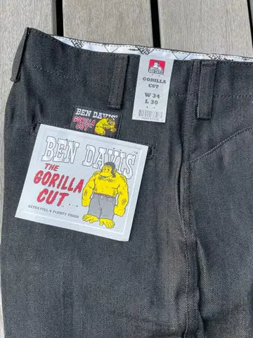 새상품 BEN DAVIS/데이비스 고릴라 컷 34