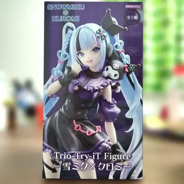 유키 미쿠 x 쿠로미 SNOWMIKU x KUROMI 피규어