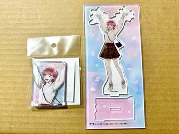 푸른상자 봄색 아크릴 스탠드 아크릴 블록 키링 초노 히나 세트