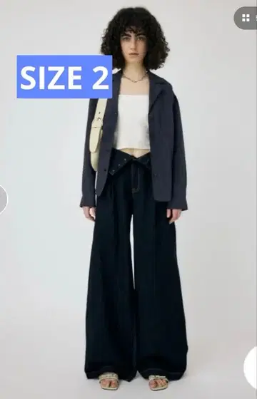 완판템 corset Design 배기 데님