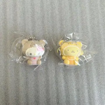 시크릿 오너먼트 마스코트 헬로키티 폼폼푸딩 2개 세트