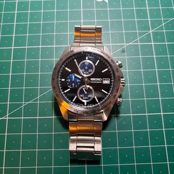 세이코 크로노그래프 남성용 손목시계 스테인리스 SBTR003