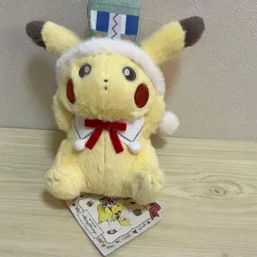 포켓몬 Holiday 크리스마스 피카츄 봉제 인형 포켓몬 센터