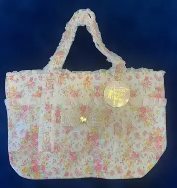 liz LISA 장미 무늬 지퍼 토트백 (새상품)