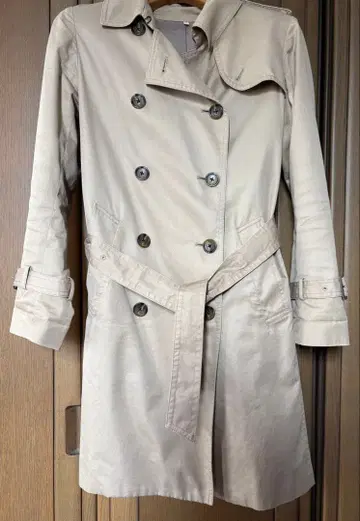 무인양품 베이지 트렌치코트