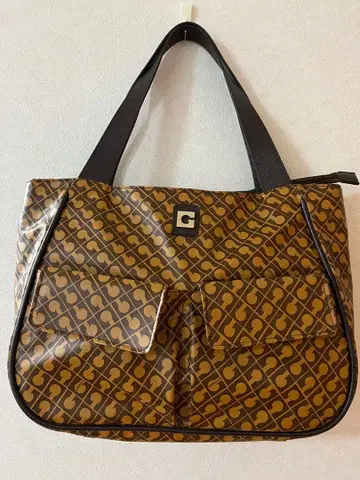 게라르디니 토트백 미사용 지퍼 새상품급 약간의 변색 있음