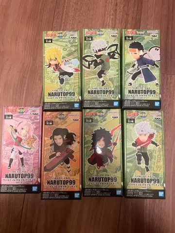 NARUTO 월드 컬렉션 나루토 NARUTOP99 피규어 7체 세트