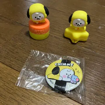 BTS BT21 CHIMMY 스탬프 피규어 캔뱃지