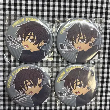 트라이건 울프우드 캔뱃지