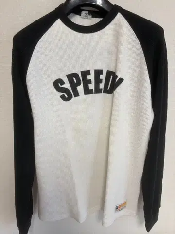 굿이너프 와플 긴팔 티셔츠 블랙/화이트 XL