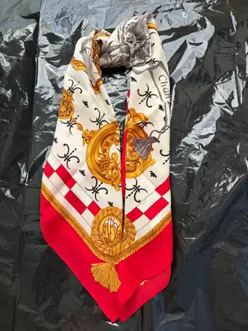 프랑스제 실크 대형 스카프