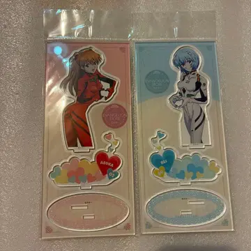 에반게리온 아크릴 스탠드 아스카 레이 플러그수트 하트