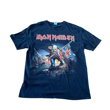 IRON MAIDEN 아이언 메이든 밴드 T셔츠 L 블랙 00s
