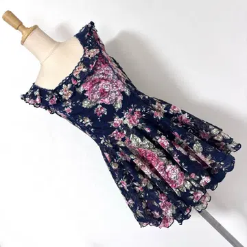 초레어 레어 헤이세이 갸루 리즈리사 셋업풍 원피스 l