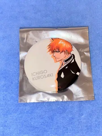 BLEACH EX 캔뱃지 쿠로사키 이치고