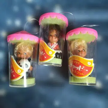 쿠츠와 챠피 마스코트 쇼와 레트로 인형 빈티지 인형 리카짱