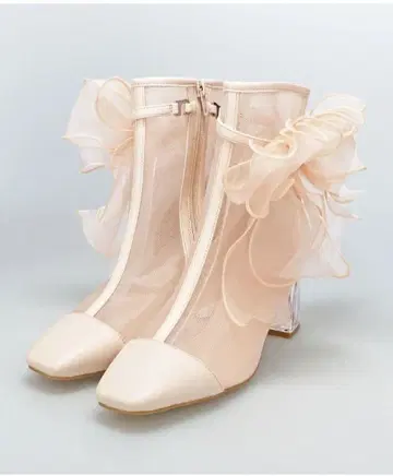 ORIENTALTraffic 봄용 빅 리본 튤 부츠