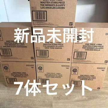 미개봉 새상품 원피스 NBA 피규어 루피 7체 세트
