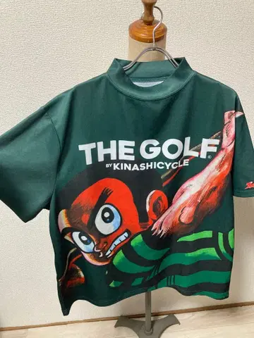 판매수 소 레어 기나시 사이클 프로 골퍼 원숭이 골프웨어 반팔 T셔츠 L