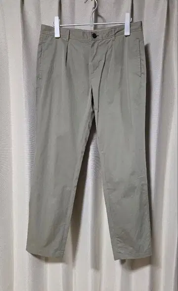 A.P.C. 아페쎄 라이트 카키 코튼 팬츠 사이즈 L