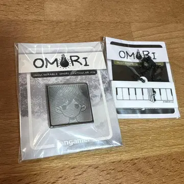 OMORI 봉돌 렌티큘러 핀 배지 & 키링