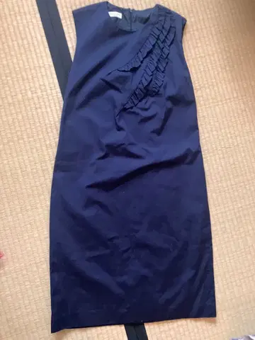 Dries van noten 네이비 슬리브리스 원피스