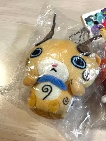 [ 새상품 미사용 ] 요괴워치 봉제 인형 키링 코마지로