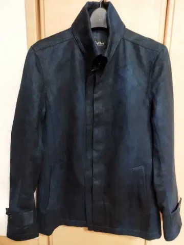 Tornado Mart 마이크로 스웨이드 자켓 코트 네이비 M