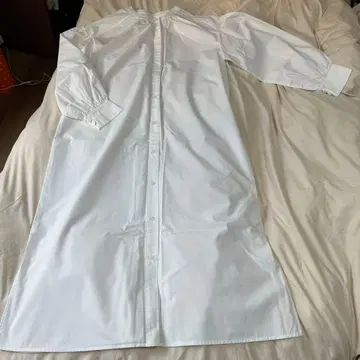 [최저가] [3월 한정판!] beams 새상품 화이트 셔츠 원피스