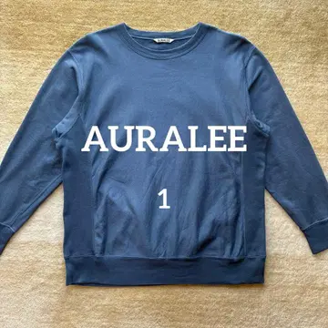 [새상품급] AURALEE 맨투맨 1 네이비