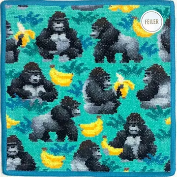 페이러 타월 손수건 우호호 고릴라