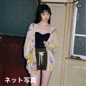 juemi [ 타이 다이 가디건 ] 니트 가디건