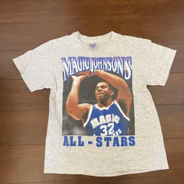 USA제 헤인즈 매직 존슨 빈티지 티셔츠 아메카지