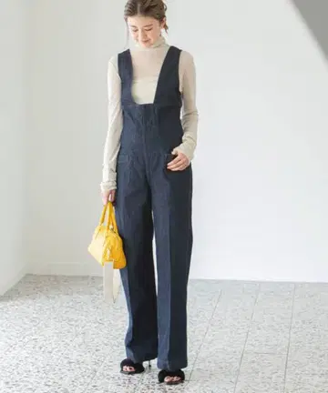 U by SPICK&SPAN MARGAUX 데님 코르셋 점프수트