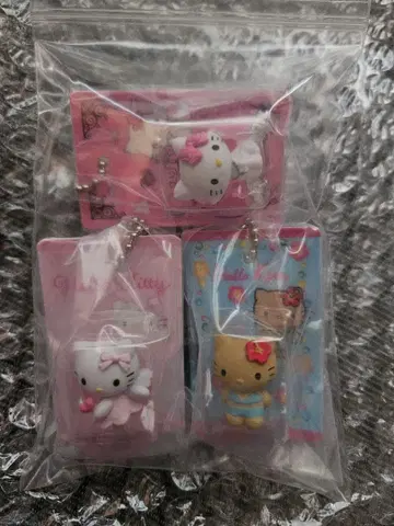 HELLO KITTY 패키지 미니어처 컬렉션 세트+키링