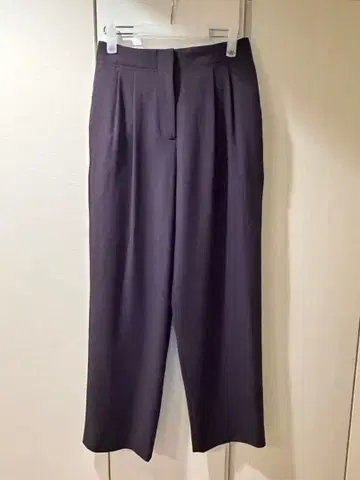 하이 웨이스트 스트레이트 슬랙스