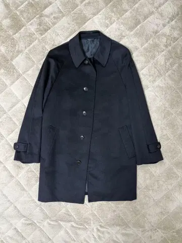 캐시미어 코트 남성용 캐시미어 100% 더반 블랙 DURBAN