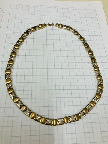 모네 빈티지 유광제거 미러 면 사양의 멋진 목걸이 빈티지 코스튬