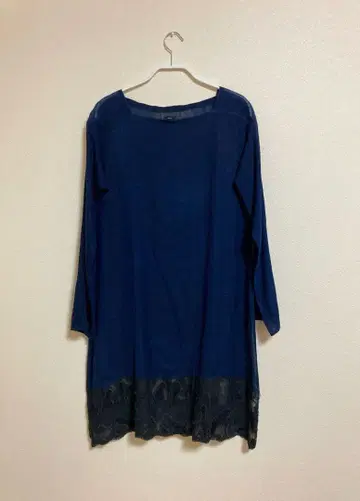 dosa 도사 밑단 레이스 패치워크 원피스