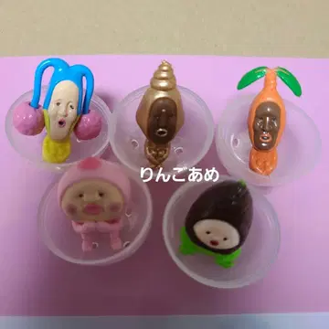 코비토즈칸 목욕공 미니 피규어 전 5종 세트