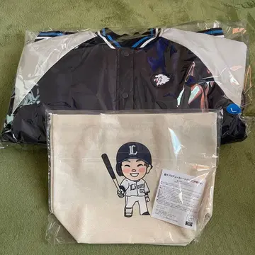 사이타마 세이부 라이온즈 팬클럽 가입 혜택 스타디움 점퍼 L 토트백