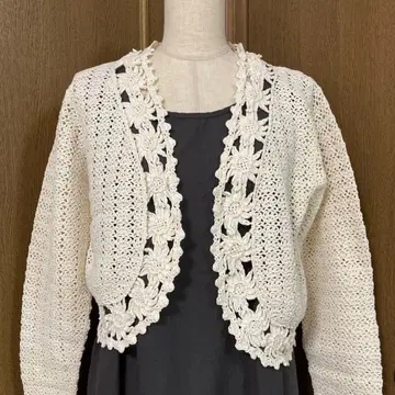 슈가 레이스 니트 볼레로