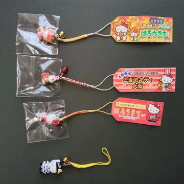 지역 한정 헬로키티 모음 끈 스트랩 4개